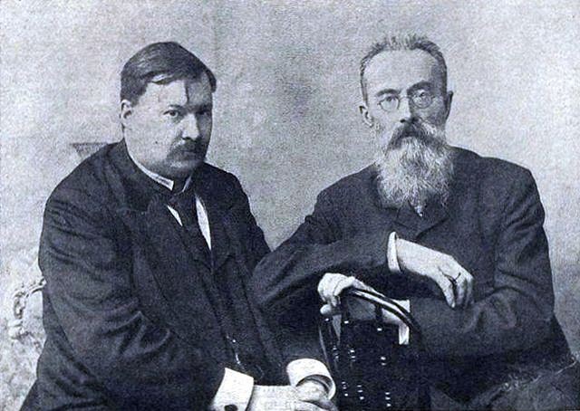 Alexander Glazunov with Nikolay Rimsky-Korsakov (1).JPG